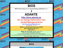 Tablet Screenshot of bios.adante.se