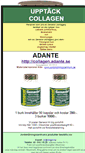 Mobile Screenshot of collagen.adante.se